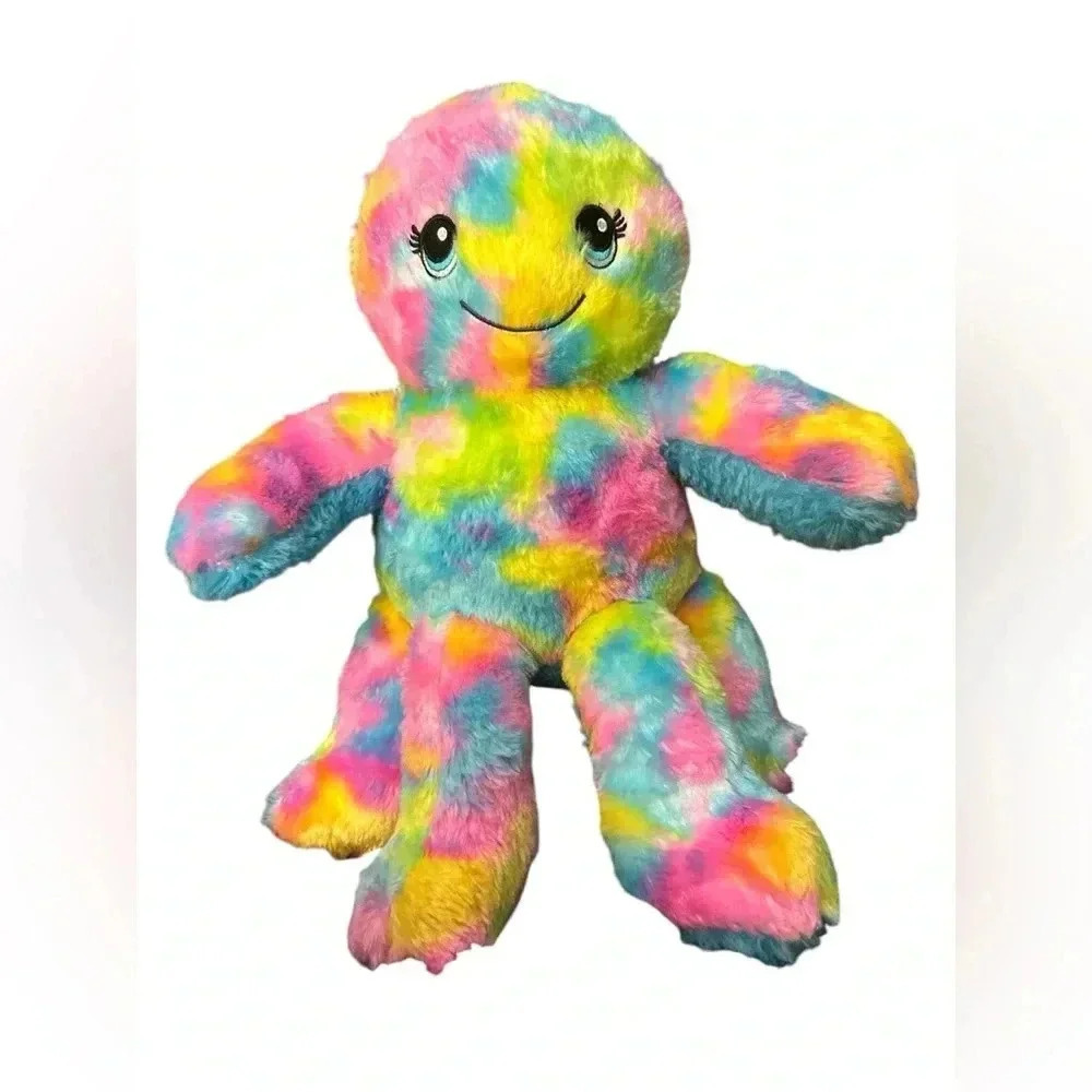 Build A Bear Rainbow Sherbet Octopus Plush Toy Stuffed Animal